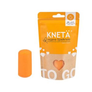 Knetä Knetä Speelklei Vegan Speelklei 100G - Oranje 4260719670024 SEPT25-jpmdam Speelgoed & Spellen Knutselen Kleien Wijs west