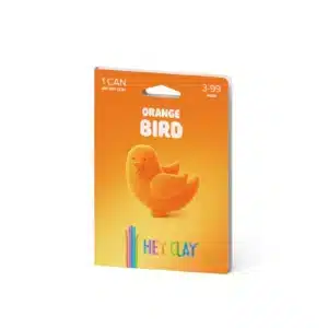 Hey Clay Orange Bird