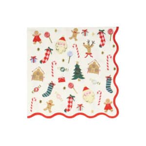 Meri Meri Meri Meri Jolly Christmas Large Servetten 9781534049079 Meri AW25 Home & Living Feest Kerst Wijs west
