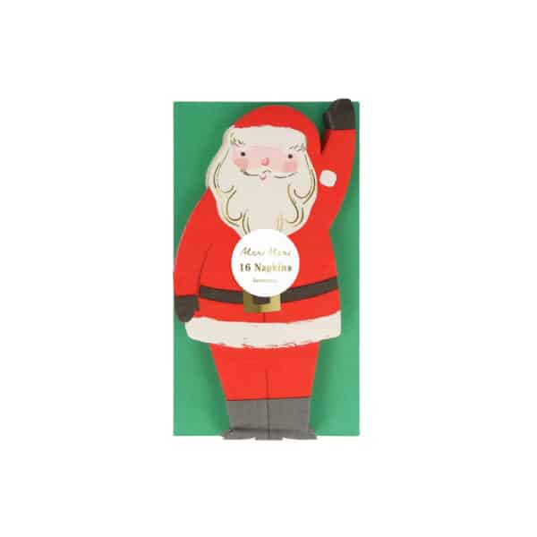 Meri Meri Meri Meri Jolly Christmas Santa Servetten 9781534049109 Meri AW25 Home & Living Feest Kerst Wijs west