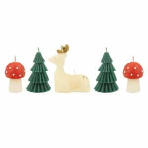 Meri Meri Meri Meri Winter Woodland Candles 9781534059382 Meri AW25 Home & Living Feest Kerst Wijs west