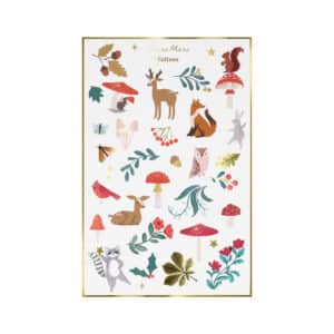 Meri Meri Meri Meri Woodland Temporary Tattoo Sheets 9781534059450 Meri AW25 Home & Living Feest Kerst Wijs west