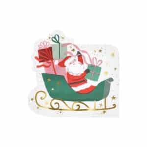 Meri Meri Meri Meri Sleigh Servetten 9781534070868 Meri AW25 Home & Living Feest Kerst Wijs west