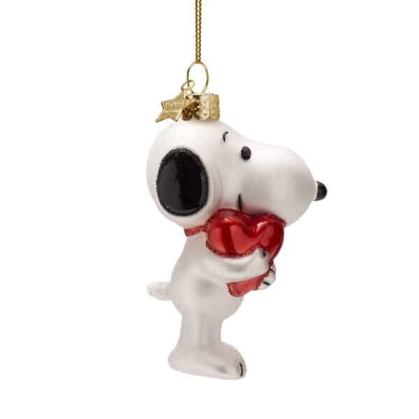 Vondels Vondels Kerstbal Snoopy/Peanuts W/ Heart 8721284040972 VondelsAW25 Home & Living Feest Kerst Wijs west
