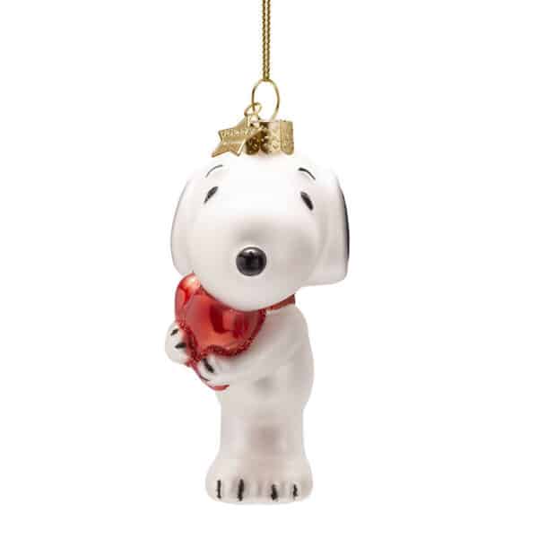 Vondels Vondels Kerstbal Snoopy/Peanuts W/ Heart 8721284040972 VondelsAW25 Home & Living Feest Kerst Wijs west