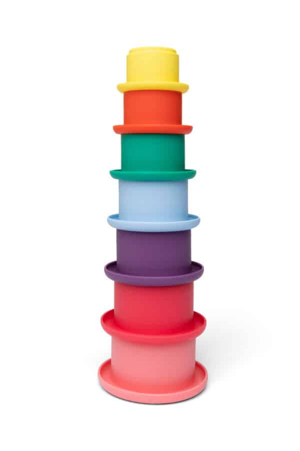 Little L Stacking Cups Bright Colors