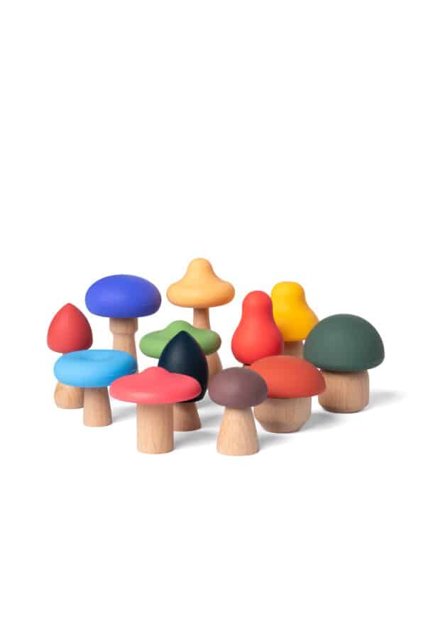 Little L Mushrooms Full Color - Champignong Multicolor