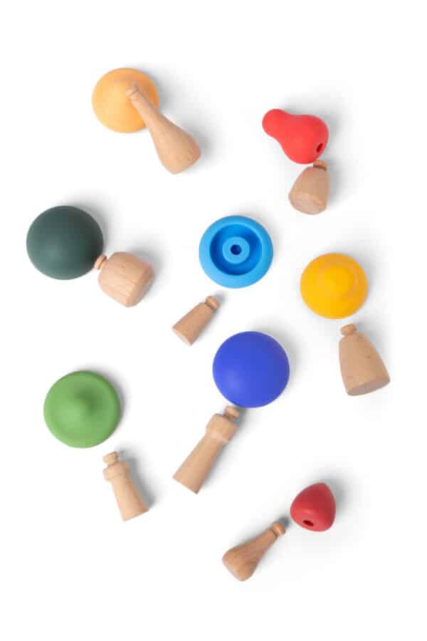 Little L Mushrooms Full Color - Champignong Multicolor