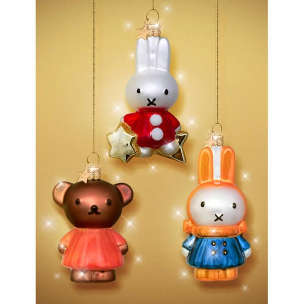Vondels Vondels Kerstbal Nijntje/Miffy On Star  8720246456608 VondelsAW25 Home & Living Feest Kerst Wijs west