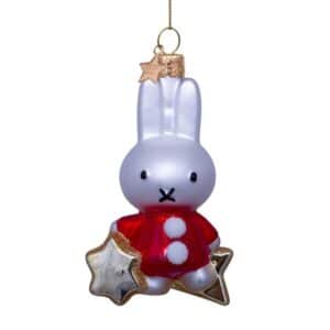 Vondels Vondels Kerstbal Nijntje/Miffy On Star  8720246456608 VondelsAW25 Home & Living Feest Kerst Wijs west