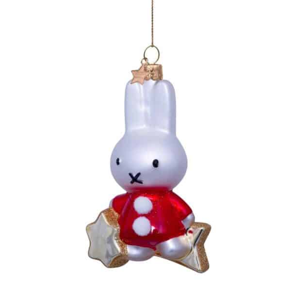 Vondels Vondels Kerstbal Nijntje/Miffy On Star  8720246456608 VondelsAW25 Home & Living Feest Kerst Wijs west