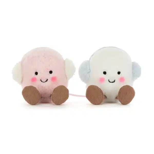 Jellycat Jellycat Amuseables Toastie Pink and White Marshmallows 670983164497 Jellycat Speelgoed & Spellen Knuffels  Wijs west