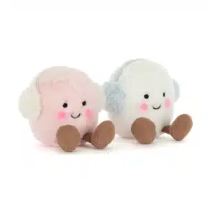Jellycat Jellycat Amuseables Toastie Pink and White Marshmallows 670983164497 Jellycat Speelgoed & Spellen Knuffels  Wijs west