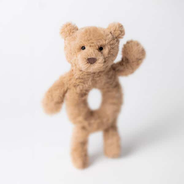 Jellycat Bashful Bartholomew Bear Ring Rattle