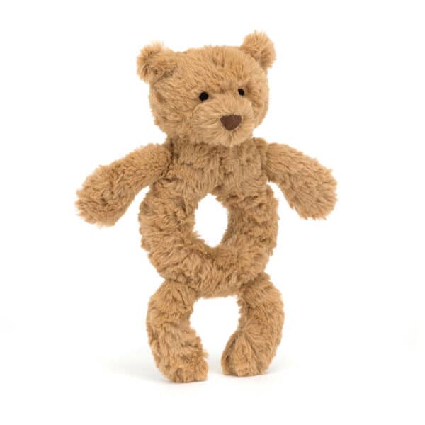 Jellycat Bashful Bartholomew Bear Ring Rattle