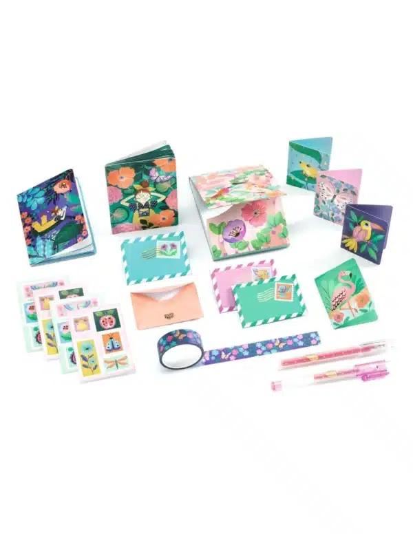 Djeco Djeco Marie Schrijfwarenkast 3070900035089 Djeco sep25 Speelgoed & Spellen Knutselen  Wijs west
