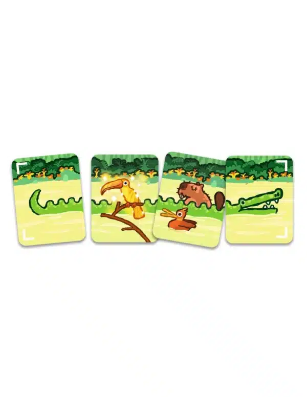 Djeco Djeco Kaartspel Safari Croco 3070900050778 Djeco sep25 Speelgoed & Spellen Spellen  Wijs west