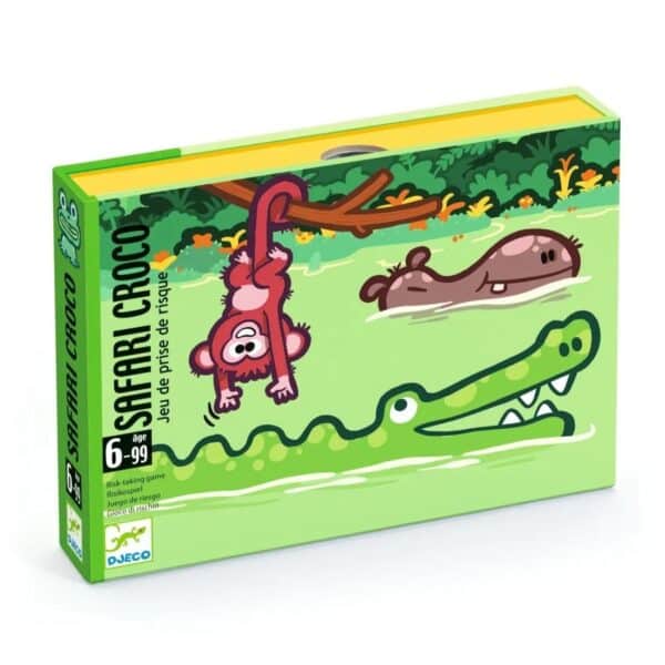 Djeco Djeco Kaartspel Safari Croco 3070900050778 Djeco sep25 Speelgoed & Spellen Spellen  Wijs west