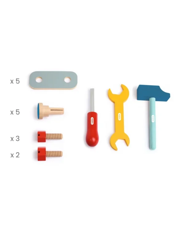 Djeco Djeco Gereedschap Werkbank Bricotoo 3070900055308 Djeco sep25 Speelgoed & Spellen Spellen  Wijs west