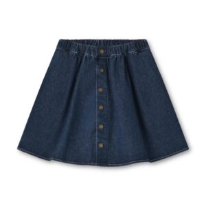 Fliink Fliink Don Denim Skirt Dark Denim Blue 5715435108591 Fliink AW25 Kleding & Accessoires Rokjes & Jurkjes  Wijs west
