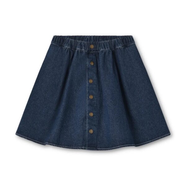 Fliink Fliink Don Denim Skirt Dark Denim Blue 5715435108591 Fliink AW25 Kleding & Accessoires Rokjes & Jurkjes  Wijs west
