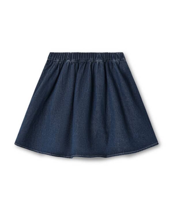 Fliink Fliink Don Denim Skirt Dark Denim Blue 5715435108591 Fliink AW25 Kleding & Accessoires Rokjes & Jurkjes  Wijs west