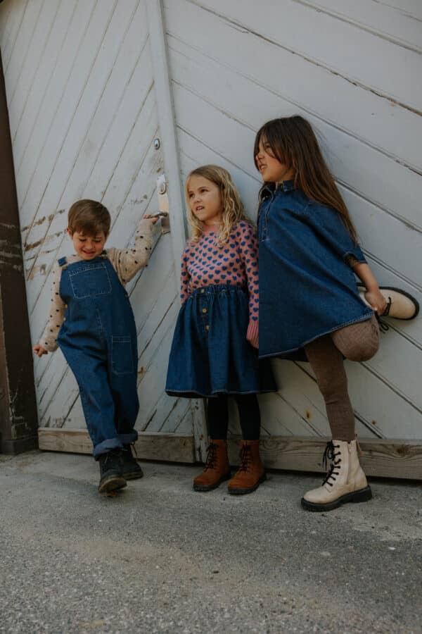 Fliink Don Denim Skirt Dark Denim Blue - Afbeelding 9