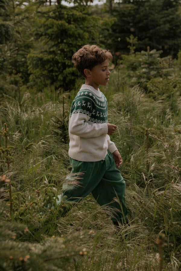 Fliink Fliink Duna Pant Hunter Green 5715435120289 Fliink AW25 Kleding & Accessoires Broeken  Wijs west