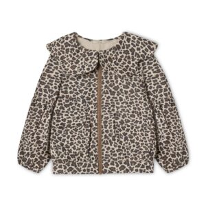 Fliink Fliink Leo Bomber Jacket Pine Bark Aop 5715435111232 Fliink AW25 Kleding & Accessoires Jassen  Wijs west