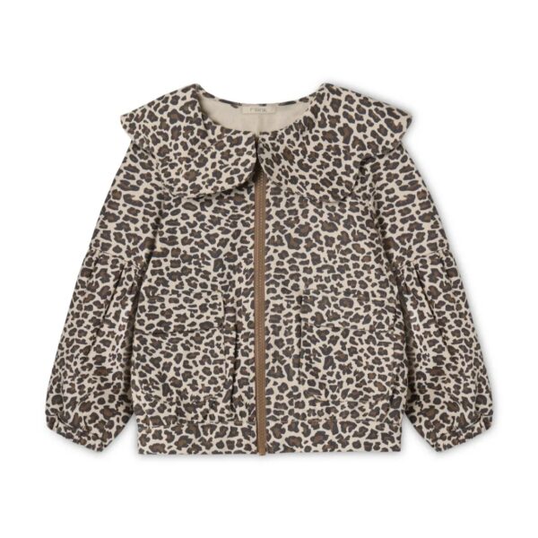 Fliink Fliink Leo Bomber Jacket Pine Bark Aop 5715435111232 Fliink AW25 Kleding & Accessoires Jassen  Wijs west