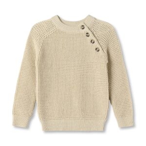 Fliink Fliink Cotti Pullover Sandshell 5715435090308 Fliink AW25 Kleding & Accessoires Sweaters & Truien  Wijs west