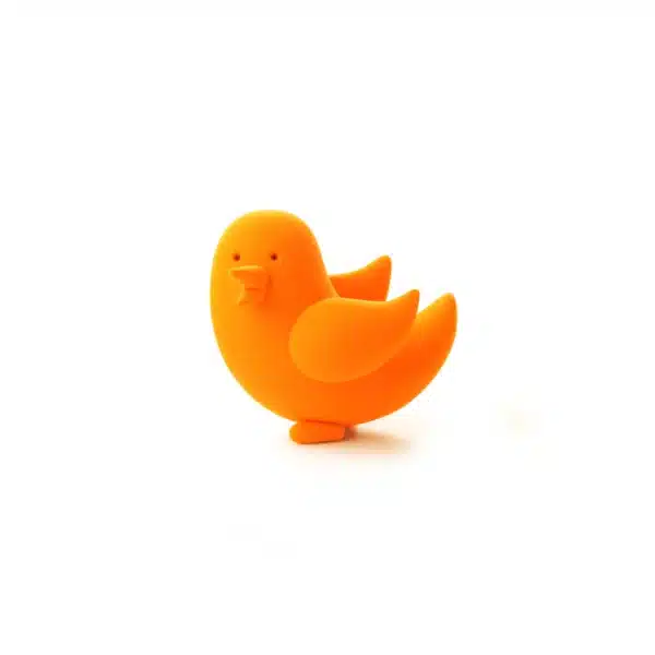 Hey Clay Orange Bird