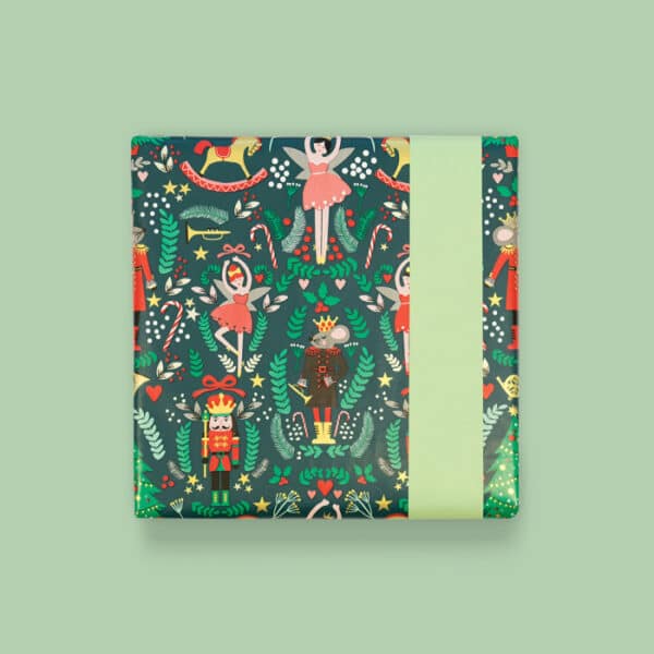 Rol Inpakpapier - X-mas - Nutcracker - Pistache