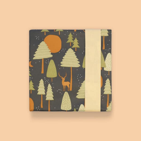 Rol Inpakpapier - X-mas - Holy Night - Peach