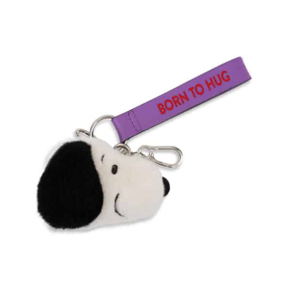 Snoopy ECO Fuzzy Cream bag charm
