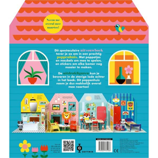 Vouw uit + Speel Poppenhuis
