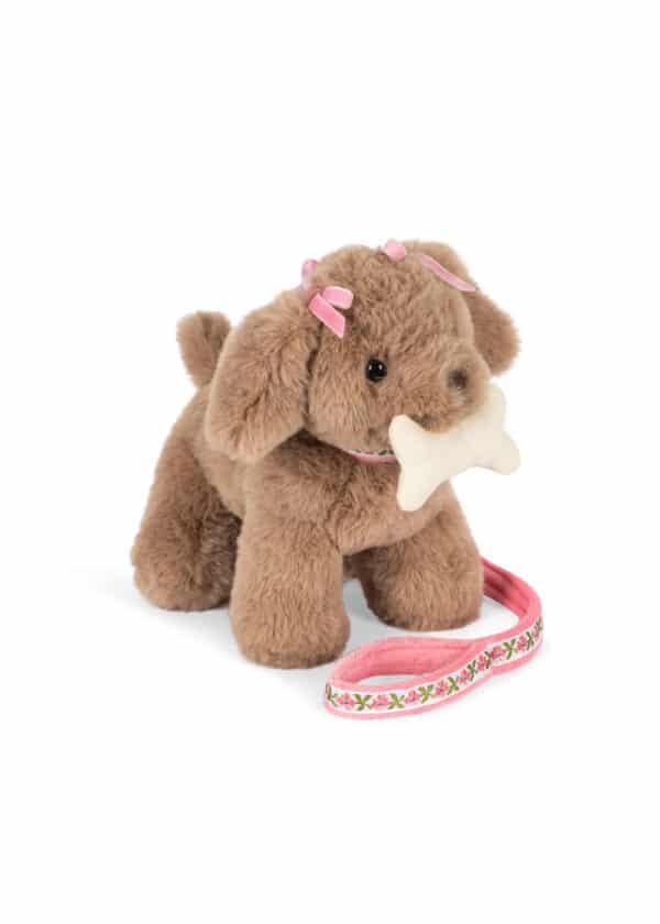 Konges Sløjd Konges Sløjd Maude Puppy Pink Check 5715681098165 Konges AW25 Speelgoed & Spellen Knuffels  Wijs west