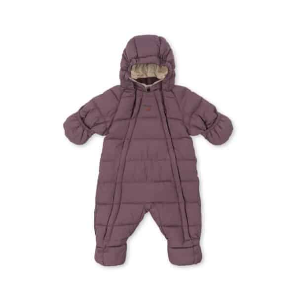 Konges Sløjd Konges Sløjd Alpi Baby Suit Grs Hortensia 5715681081747 Konges AW25 Kleding & Accessoires Jassen  Wijs west