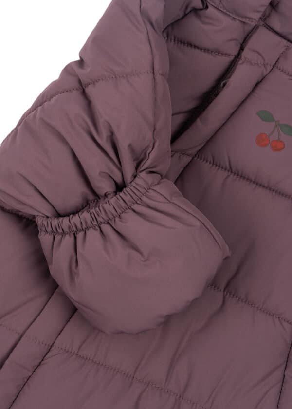 Konges Sløjd Konges Sløjd Alpi Baby Suit Grs Hortensia 5715681081747 Konges AW25 Kleding & Accessoires Jassen  Wijs west