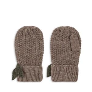 Konges Sløjd Konges Sløjd Fruity Mittens Bunny Brown Melange 5715681083727 Konges AW25 Kleding & Accessoires Accessoires Mutsen & Sjaals Wijs west