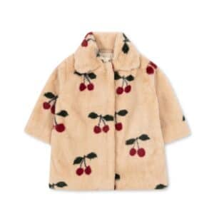 Konges Sløjd Konges Sløjd Fuzzie Coat Grs Ma Grande Cerise 5715681083802 Konges AW25 Kleding & Accessoires Jassen  Wijs west