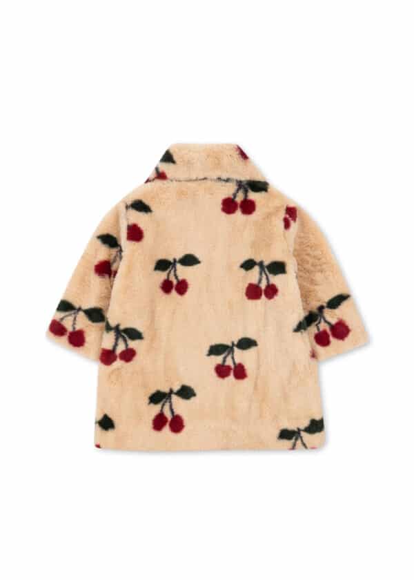 Konges Sløjd Konges Sløjd Fuzzie Coat Grs Ma Grande Cerise 5715681083802 Konges AW25 Kleding & Accessoires Jassen  Wijs west