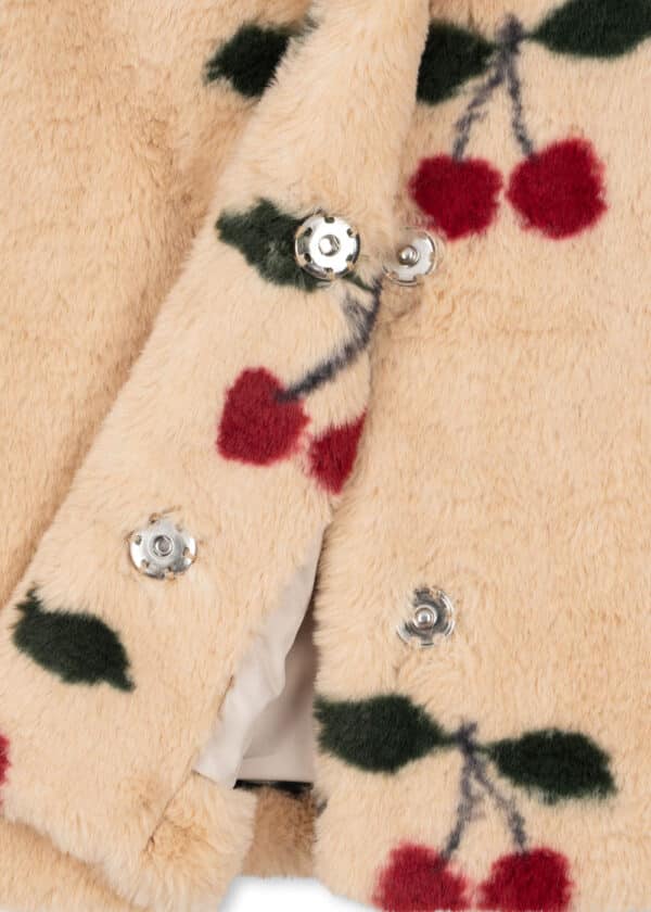 Konges Sløjd Konges Sløjd Fuzzie Coat Grs Ma Grande Cerise 5715681083802 Konges AW25 Kleding & Accessoires Jassen  Wijs west