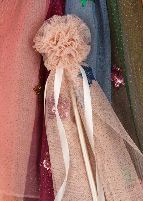 Konges Sløjd Konges Sløjd Glitter Rainbow Costume Evening Sand 5715681113042 Konges AW25 Speelgoed & Spellen Verkleden  Wijs west