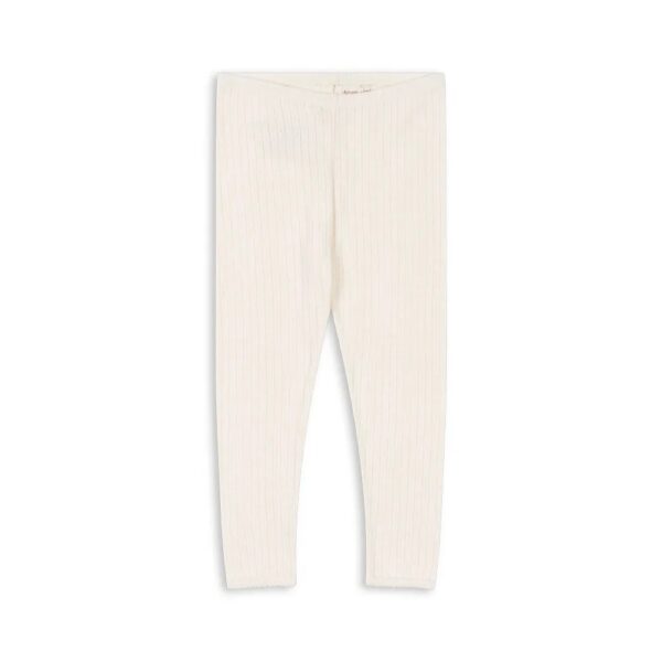 Konges Sløjd Konges Sløjd Minnie Pants  Gots Antique White 5715681122983 Konges AW25 Kleding & Accessoires Baby Broekjes Wijs west
