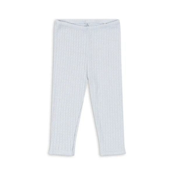 Konges Sløjd Konges Sløjd Minnie Pants  Gots Gray Dawn 5715681123102 Konges AW25 Kleding & Accessoires Baby Broekjes Wijs west