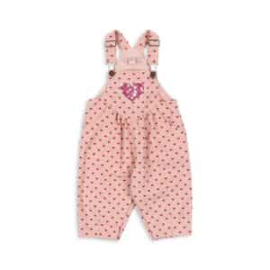 Konges Sløjd Konges Sløjd Nola Sequin Overalls Gots Berry Coeur 5715681124758 Konges AW25 Kleding & Accessoires Baby Rompers Wijs west