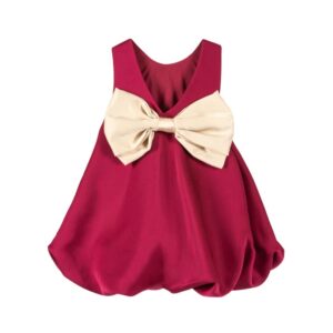 Konges Sløjd Konges Sløjd Sheena Dress Sangria 5715681127384 Konges AW25 Kleding & Accessoires Rokjes & Jurkjes  Wijs west