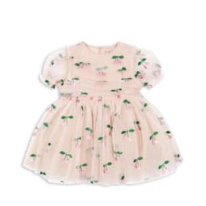 Konges Sløjd Konges Sløjd Tullie Dress Ma Grande Cerise Pink Glitter 5715681130186 Konges AW25 Kleding & Accessoires Rokjes & Jurkjes  Wijs west