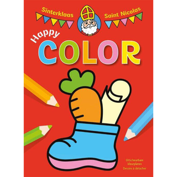 Sinterklaas Happy Color kleurblok